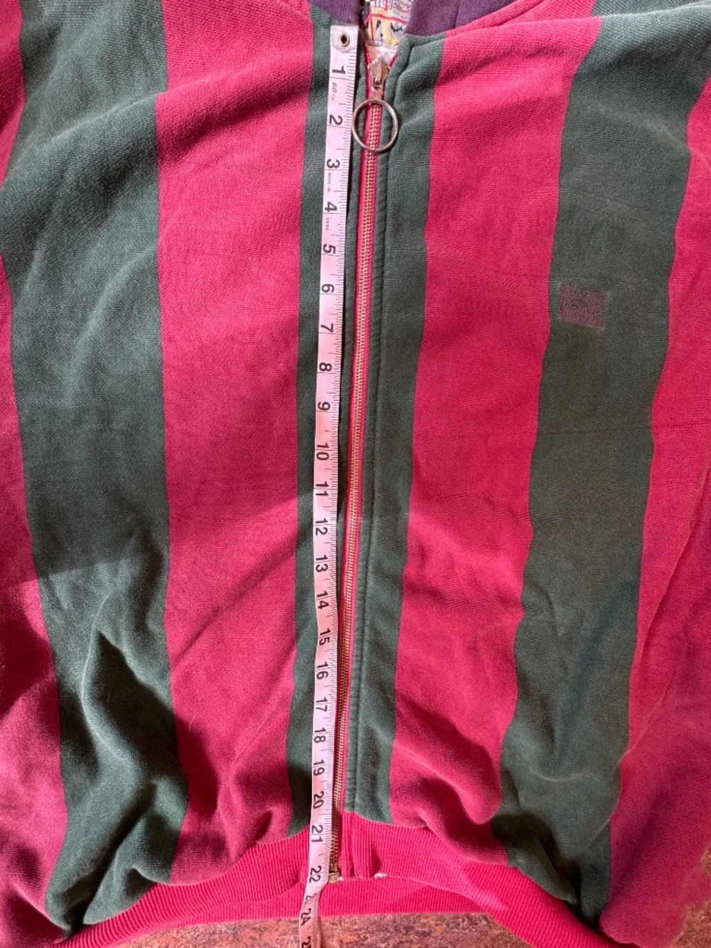 Vintage 80s Nigel Cabourn Mountain Bikers Striped Hoodie